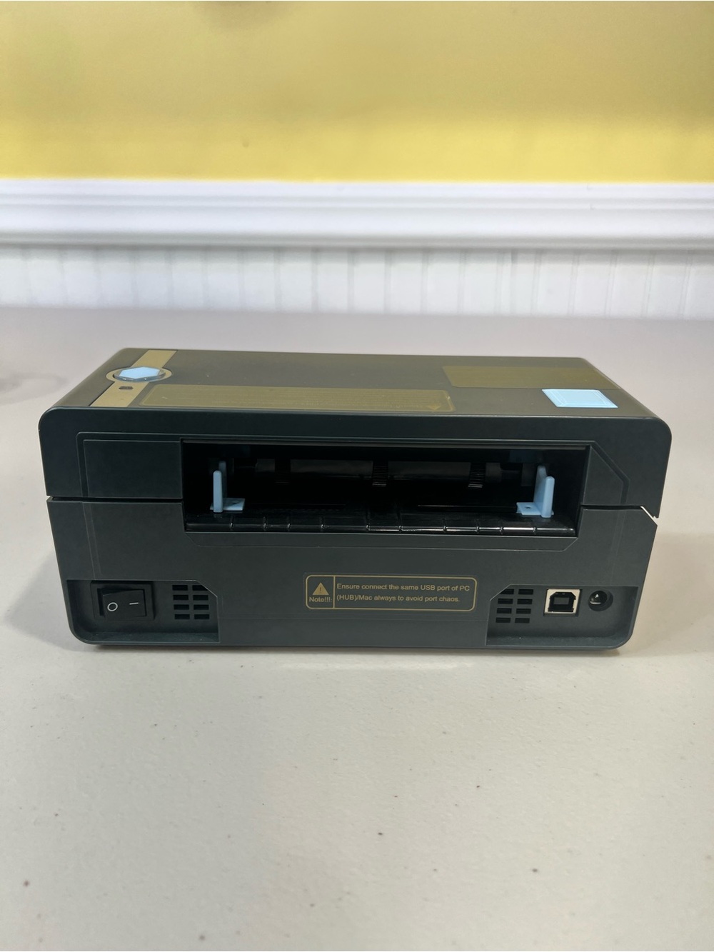 Portable Label & Receipt Printer - Black